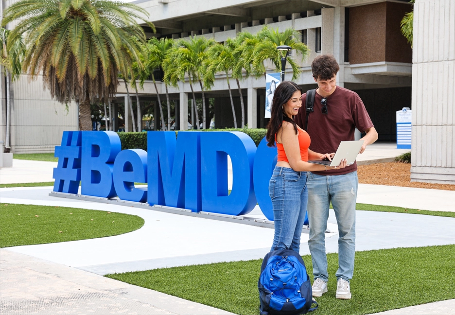 MDC students on campus