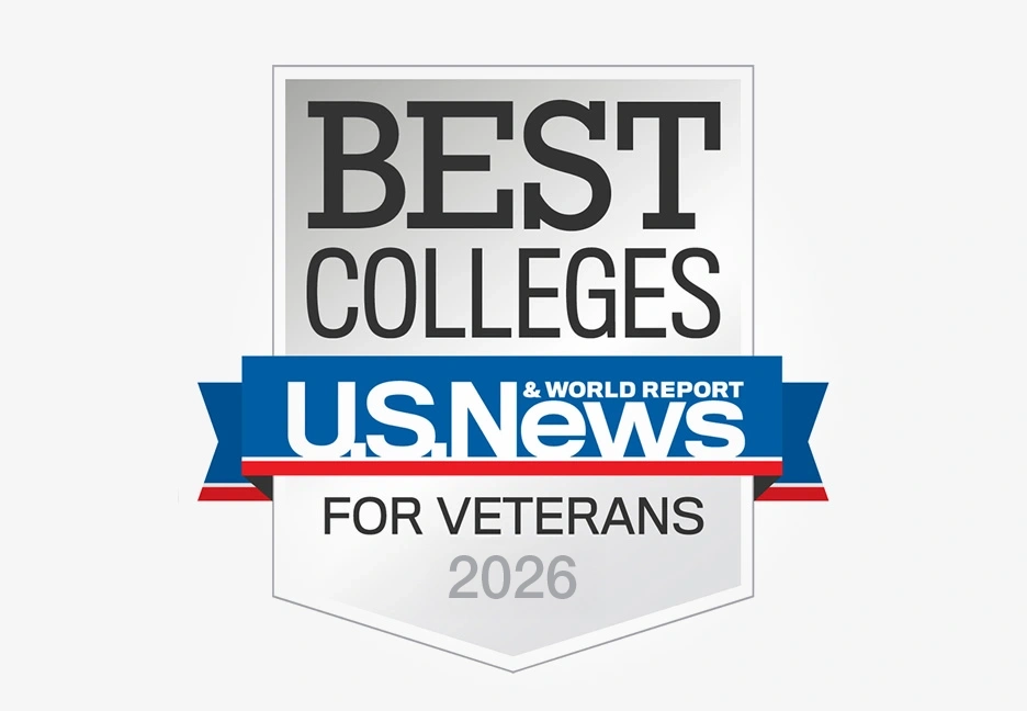 US News Best Colleges For Veterans badge